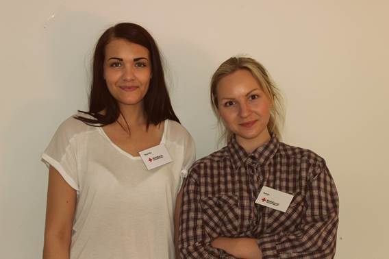 Sonja Román och Natalie Järvesjö